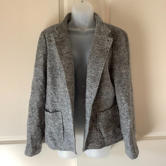 Talbots Grey Wool Blazer for Women Size 12 - Picture 2 of 7